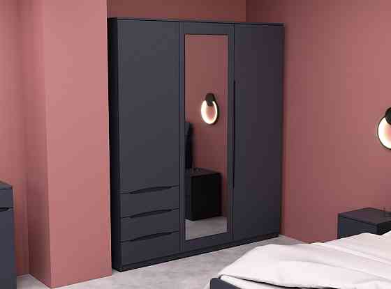 Шкаф Дельта 2, Антрацит, 1800х550х2100 Львов