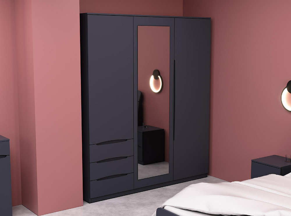 Шкаф Дельта 2, Антрацит, 1800х550х2100 Львов - изображение 3