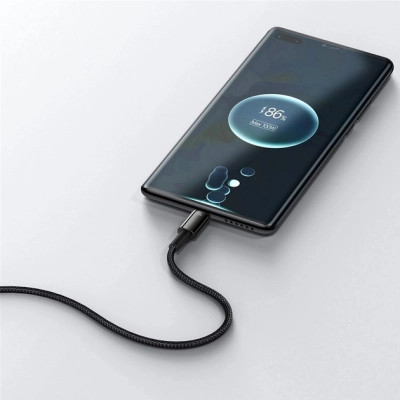 Дата кабель USB 2.0 AM to USB-C 2.0m 100W black Baseus (CAWJ000101) Вінниця - фото 7