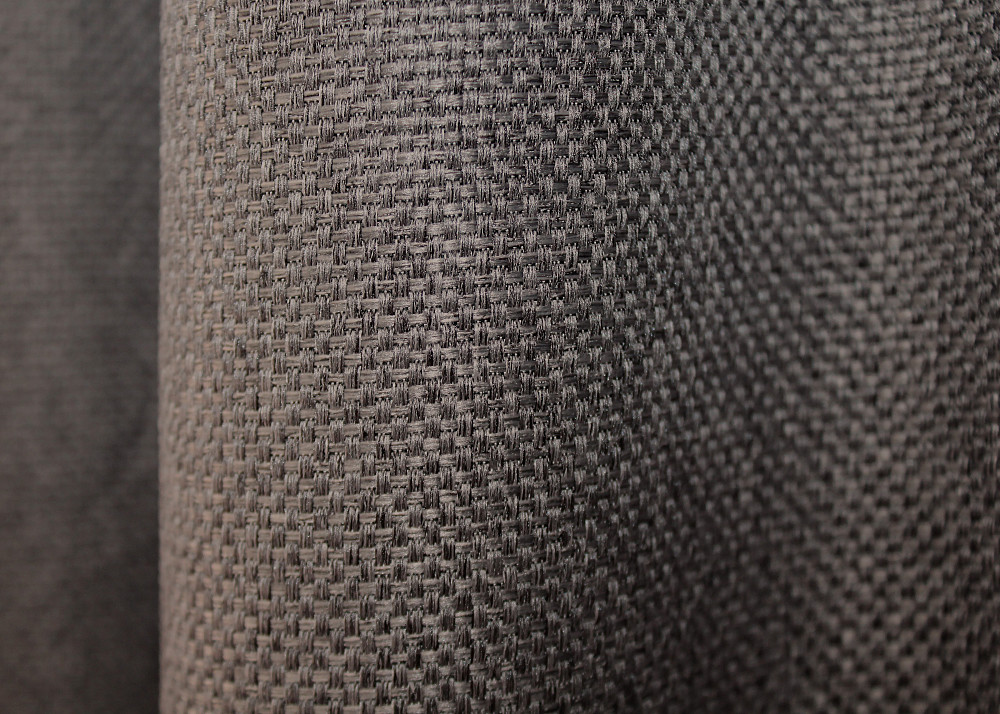 Комплект коротких штор VR-Textil Льон-блекаут Льон Мішковина № 1160ш Сіро-коричневий 130х170см 2 шт (35-0167) Київ - фото 6