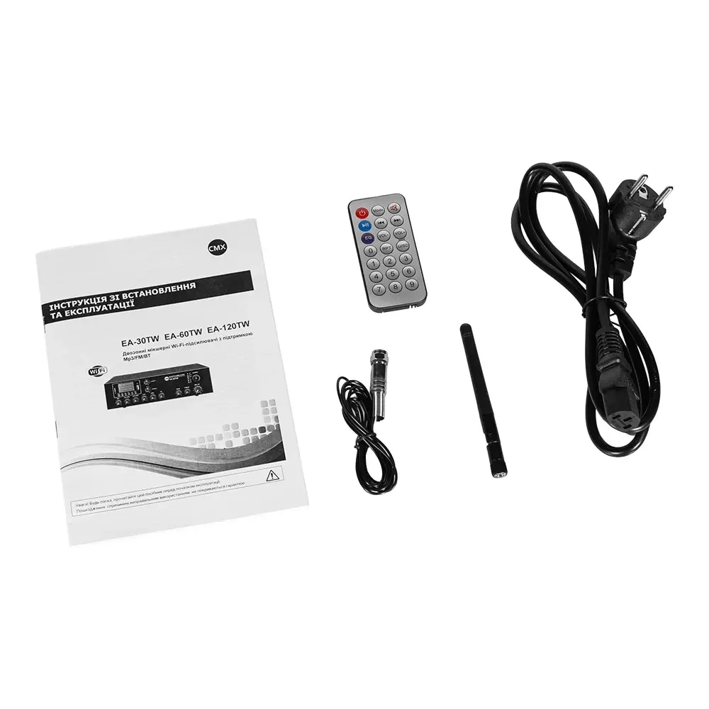 Настільний двоканальний мікшуючий підсилювач CMX EA-60TW, 2 зони, Wi-Fi (17-00027) Киев - изображение 9