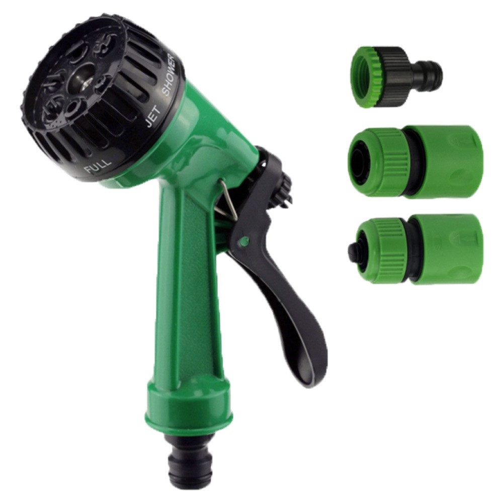 Grad Набор для полива пистолет-распылитель 7 режимов, 2 коннектора ¾" + адаптер ½-¾" (ABS) GRAD Киев - изображение 1