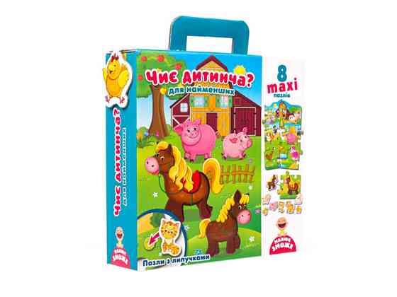 Пазли з липучками Vladi Toys Чий малюк? (VT2907-03) Чернигов