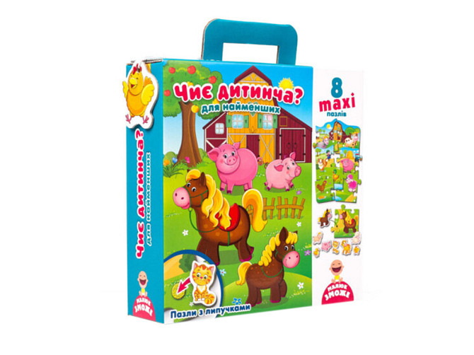 Пазли з липучками Vladi Toys Чий малюк? (VT2907-03) Чернигов - изображение 1