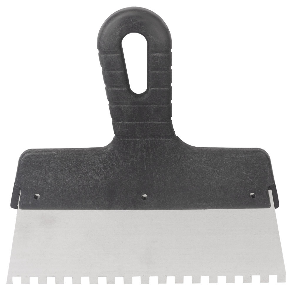 Шпатель зубчастий (неіржавкий) 200 мм 6×6 GRAD (8321345) Київ - фото 2