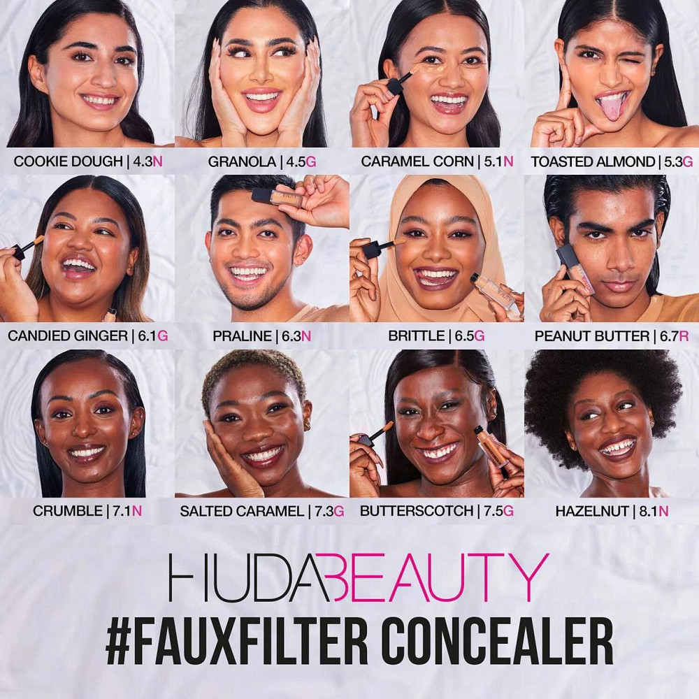 Стійкий рідкий коректор проти темних кіл HUDA BEAUTY, 2.1N Meringue (9 мл) Слов'янськ - фото 4