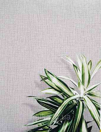 Шпалери вінілові на флізеліні гарячого тиснення DU&KA 1.06х10 вензель основа під штукатурку сірі коричневі Київ