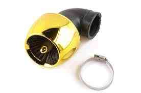 Фільтр повітряний (нульовик) Ø42mm, 45*, турбіна (золотий) EVO Київ