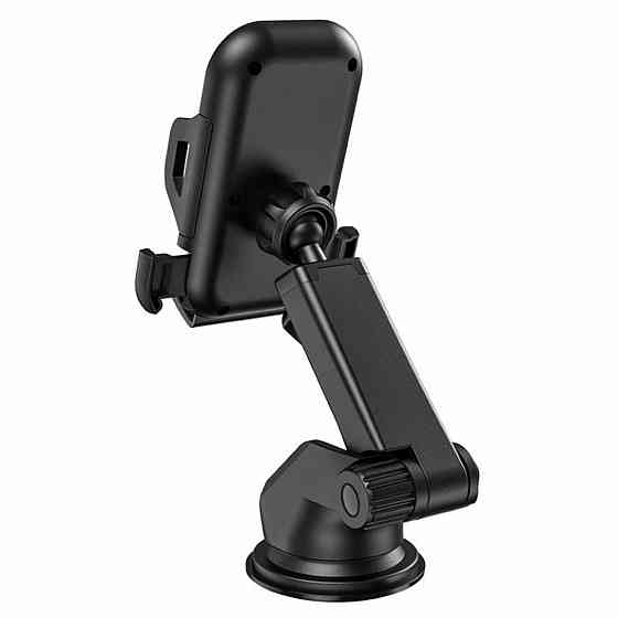 Тримач для мобільного HOCO CA76 Touareg one-touch center console car holder Black Киев