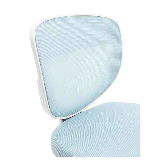 Офисное кресло руководителя Richman Leo Хром M1 Tilt Голубой Днепр