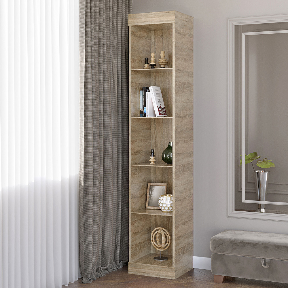 Шкаф-пенал открытый Эверест Соната дуб сонома (DTM-2285) Днепр - изображение 1