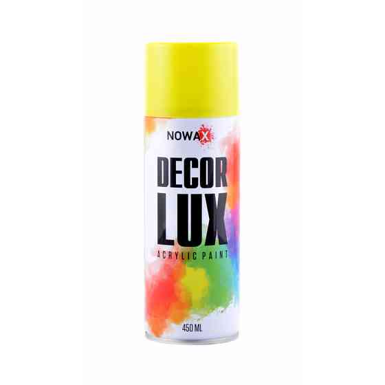 Краска акриловая Nowax Spray Желтый 450мл Львов