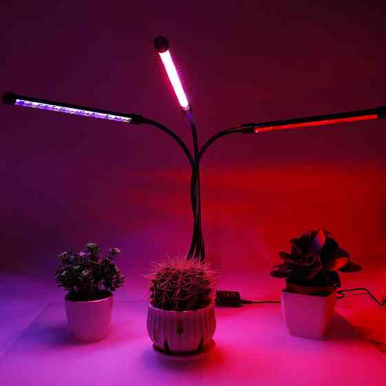 Ультрафіолетова лампа для рослин L3 (3 головки 30w) SBR Київ