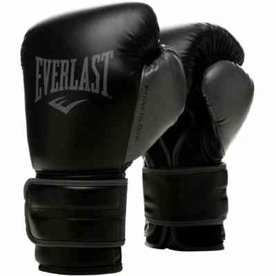 Боксерські рукавички Everlast Powerlock Training Gloves 870310-70-816 чорний/сірий 16 oz (009283608354) Вінниця