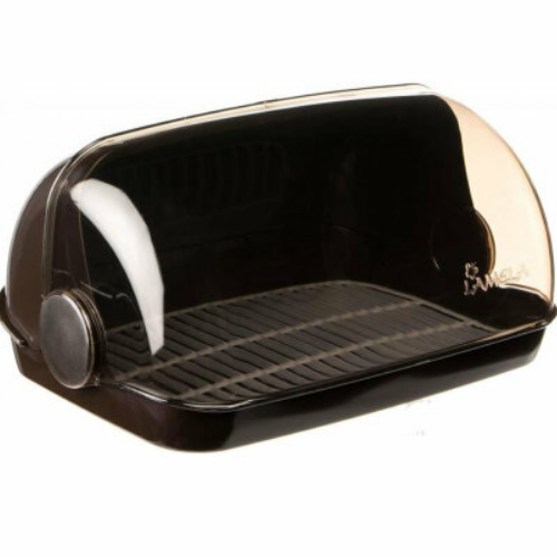 Хлібниця mini пластик 02 коричневий "Галицька" Ламела Житомир - фото 1