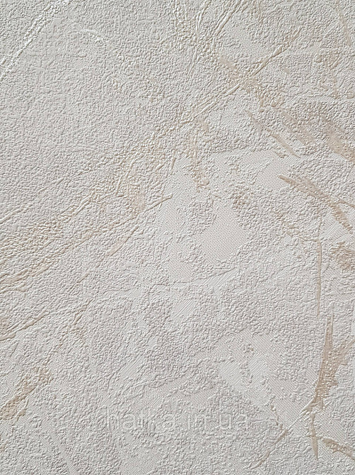 Шпалери вінілові на флізеліні метрові Sintra Edelina під штукатурку під бетон структурні білі світло-сірі золотисті Київ - фото 2