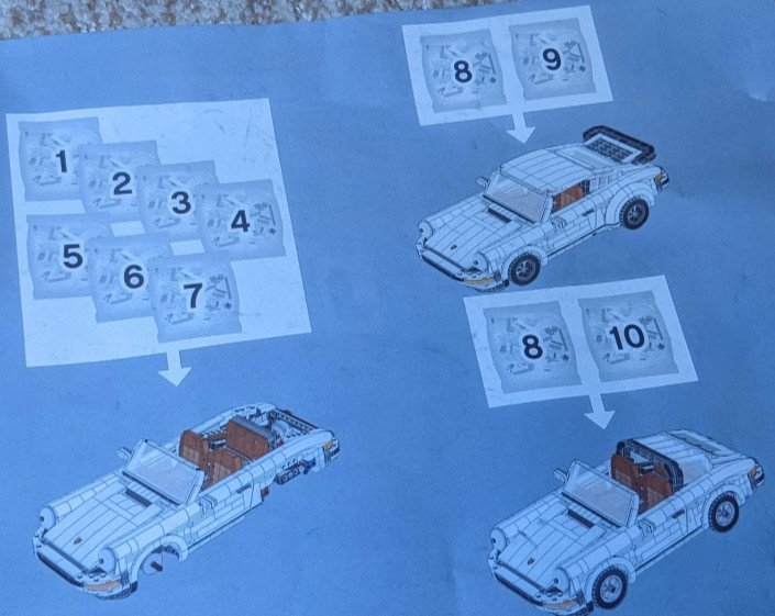 Конструктор 1в1 Lego Creator 10295-Porsche 911 Turbo/Targa Київ - фото 6