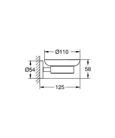Мыльница Grohe Essentials New (40368001) Черновцы