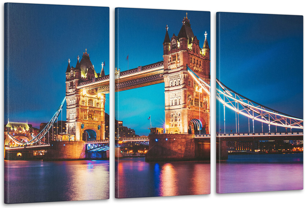 Модульна картина Нічний Лондон Аrt-204_3А Київ - фото 1