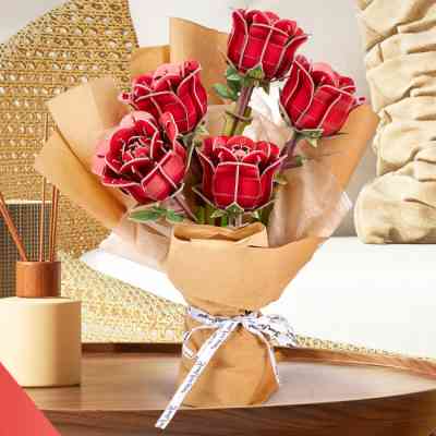 Пазл Cubic Fun тривимірний Букет квітів Червоні троянди (P865h) Вінниця