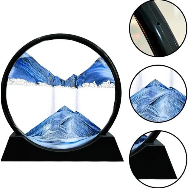 3D-картина з кольоровим піском, що змінює малюнок при перевертанні, декор для дому та медитації Одеса - фото 2