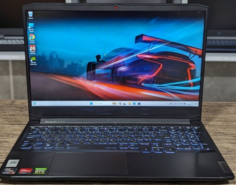 Ноутбук: Lenovo Gaming 3 / 120Hz. Ryzen 5 -5600 H/ 8Gb /SSD 512 / RTX 3050 Харків - фото 2