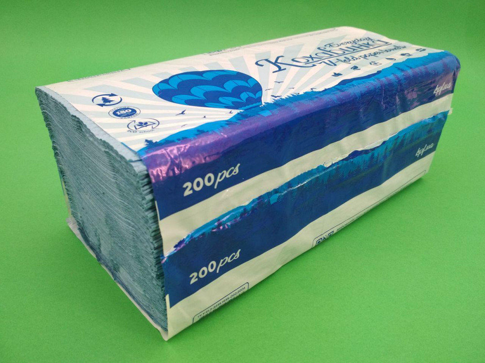 Паперовий рушник Z/Zсинее 200 аркушів Каховинка Харків - фото 8