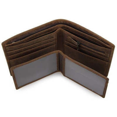 Кошелек Vintage Коричневый (14365) Винница - изображение 11