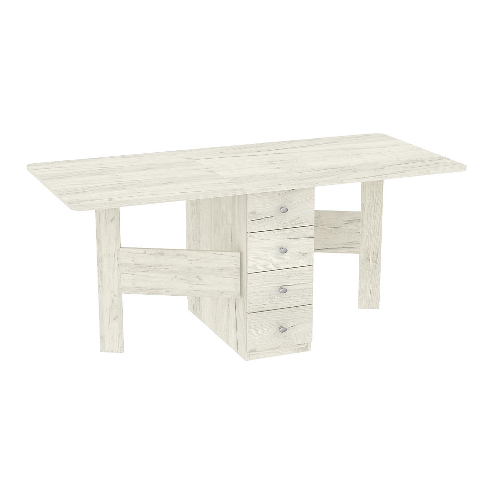 Стіл-тумба №5 Комбі, Дуб Крафт Білий, 380х800х750 Львів - фото 1