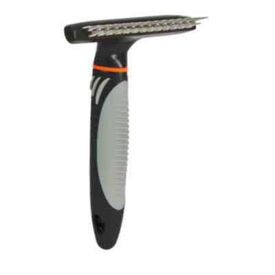 Расческа-грабли с переменным зубом для собак 10x15см Trixie Винница