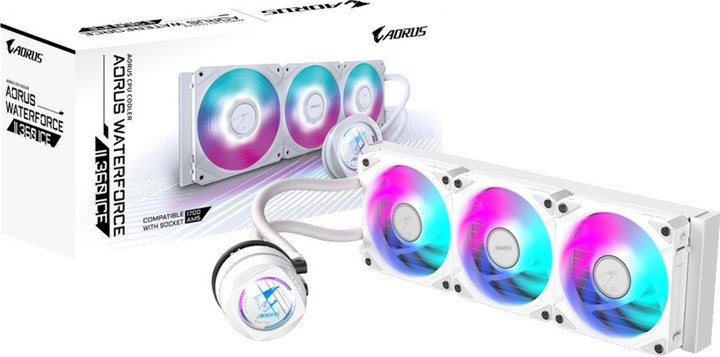 Система водяного охолодження Gigabyte Aorus Waterforce II 360ICE ( Білий ) Харьков - изображение 5