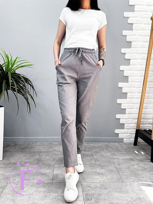 Вкорочені штани з кишенями "Street" оптом | Норма Графіт, 44 Київ - фото 3