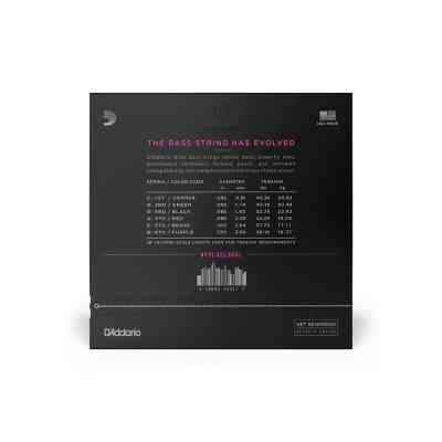 Струни для гітари D&apos;Addario NYXL Bass Regular Light 6-String / Super Long Scale (32-130) (NYXL32130SL) Вінниця