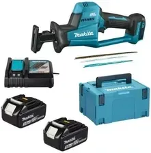 Электрическая пилка Makita DJR189RFJ Piła szablasta 18V BL 22mm | 2x 3Ah +Ładowarka +Walizka | Do cięcia drewna, metalu, demontażu Киев
