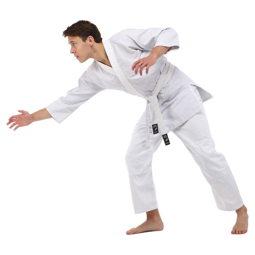 Кімоно для дзюдо HARD TOUCH CO-8917 розмір 120-190 см білий Спортивна форма Київ - фото 10