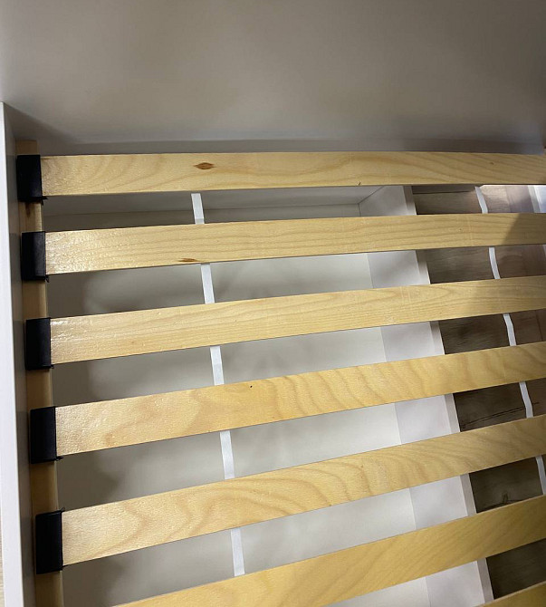 Дитяче односпальне ліжко LION Л-7 з шухлядами та ламелями 90x200 см Німфея Альба (LION-041005) Львів - фото 10