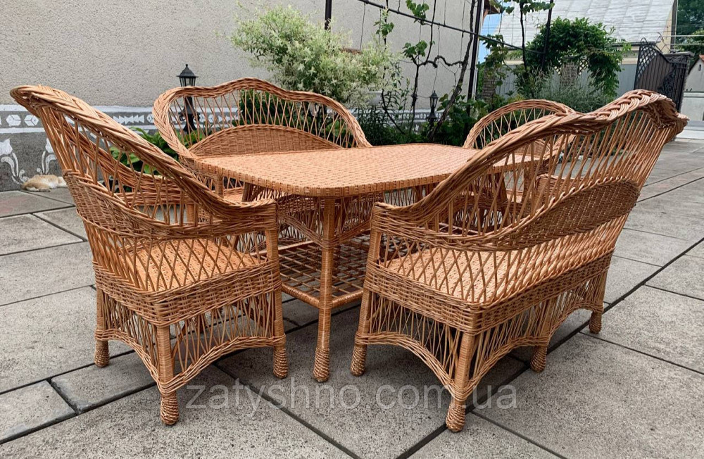 Набор мебели обычный, плетеный из лозы Киев - изображение 8