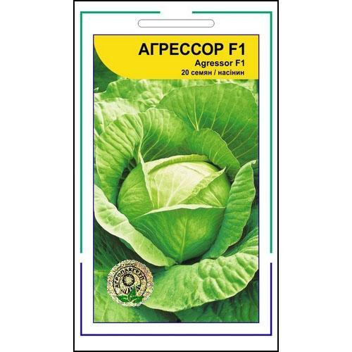 Насіння капусти Агресор F1 20 сем., Syngenta, Голандія Вінниця - фото 1