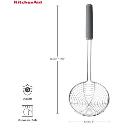 Шумовка KitchenAid Coreline, 37,3 см, сірий (KAS010OHCGG) Вінниця - фото 8