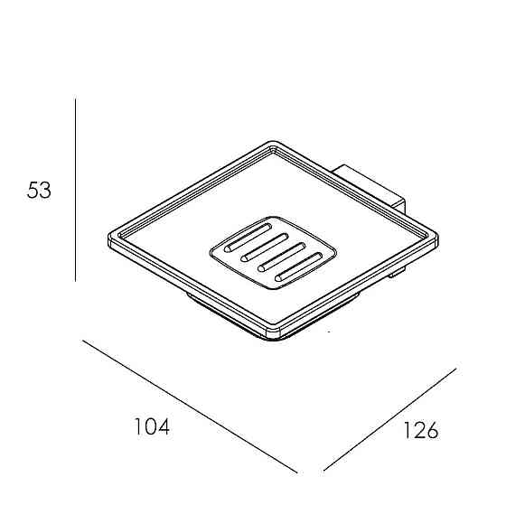Мильниця для ванни IMPRESE BILOVEC чорна Київ
