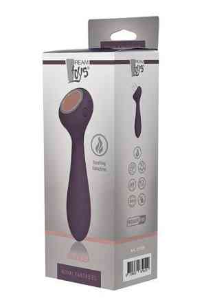 Вибромассажер двухсторонний с функцией нагрева Dream toys Royal Fantasies Panacea фиолетовый Sex Aura Киев