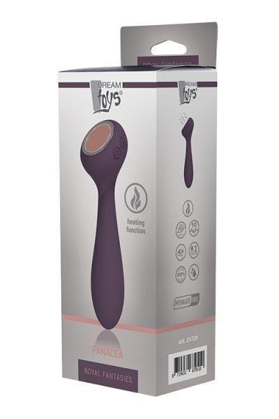 Вибромассажер двухсторонний с функцией нагрева Dream toys Royal Fantasies Panacea фиолетовый Sex Aura Киев - изображение 4
