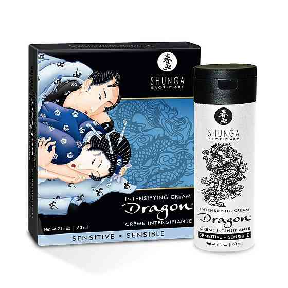 Стимулирующий крем для пар Shunga SHUNGA Dragon Cream SENSITIVE (60 мл) более нежный эффект Sex Aura Киев