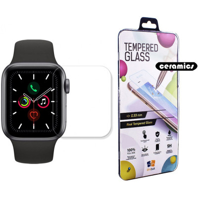 Плівка захисна Drobak Ceramics Apple Watch Series 5 40mm (2 шт) (313103) Вінниця - фото 1