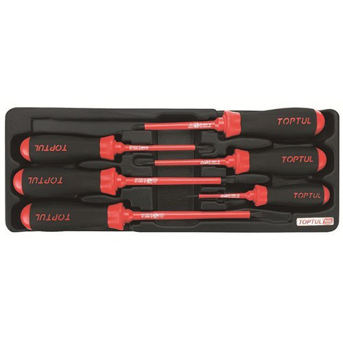 Набор отверток диэлектрических (1000V) 6ед. в ложементе TOPTUL GAAT0603 Одесса - изображение 1