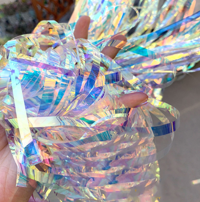 Дождик для фотозоны для праздника новогодний 2 м на 1 м перламутровый Киев - изображение 5