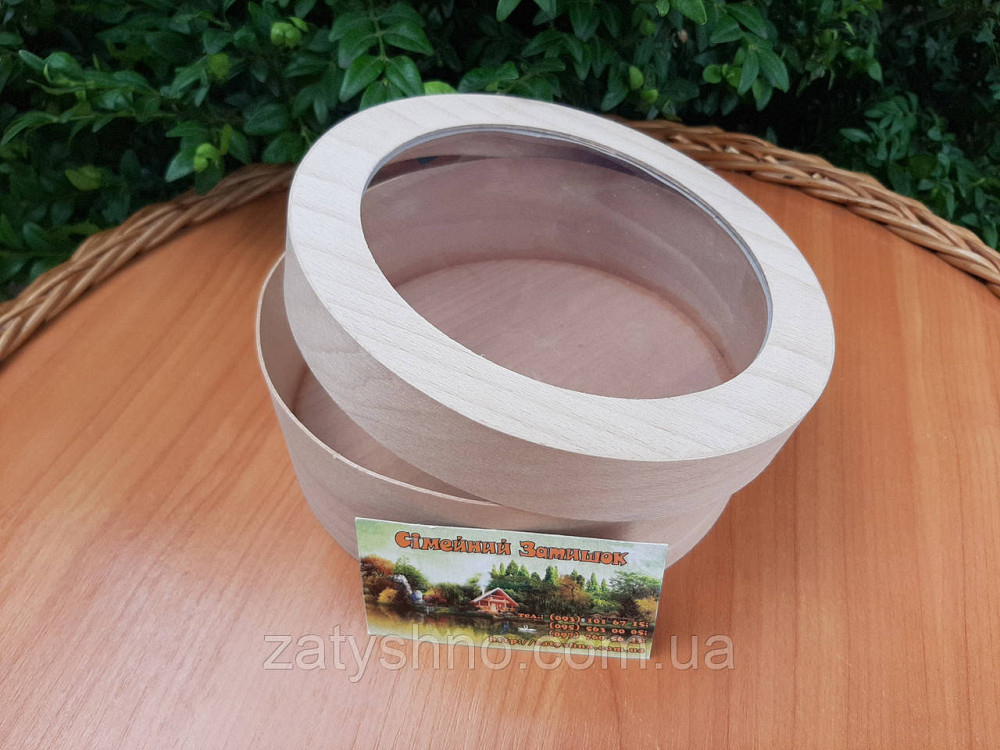 Тубус зі шпону для подарунків Київ - фото 2