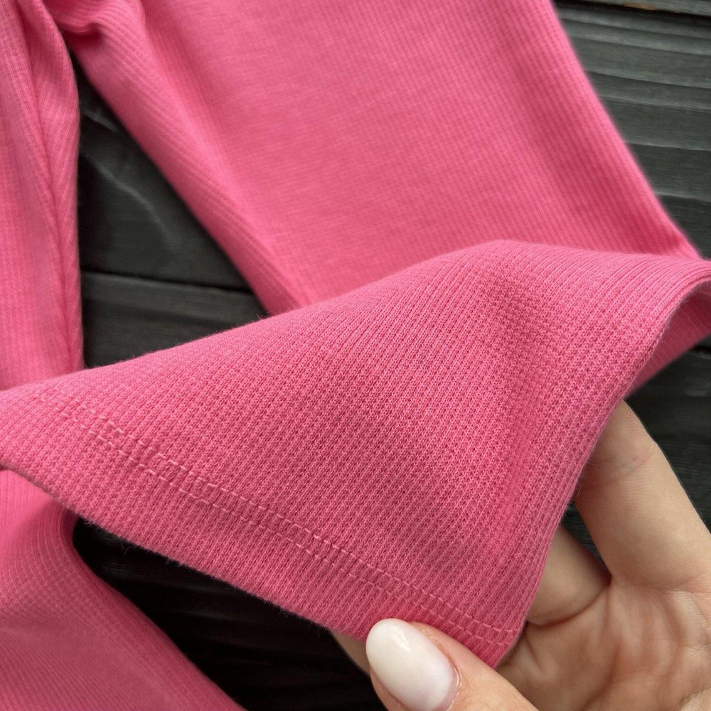 Дитячі Штани для Дівчаток в Рубчику Рожеві 3-4 роки (98-104см) пакунок малюка Киев - изображение 3