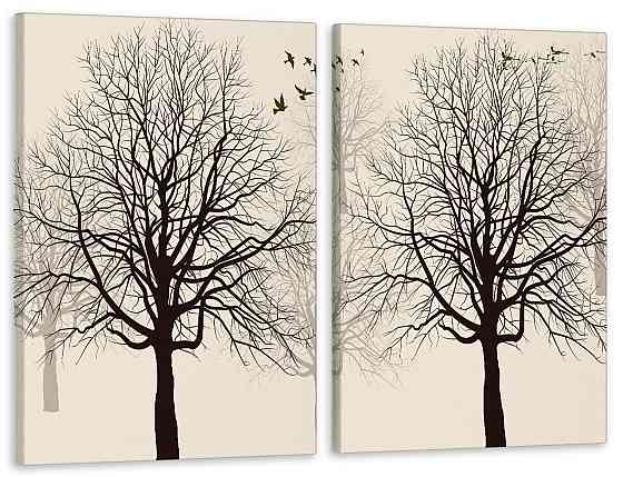 Модульна картина у вітальню/ спальню Дерева TLV-2_049 Київ