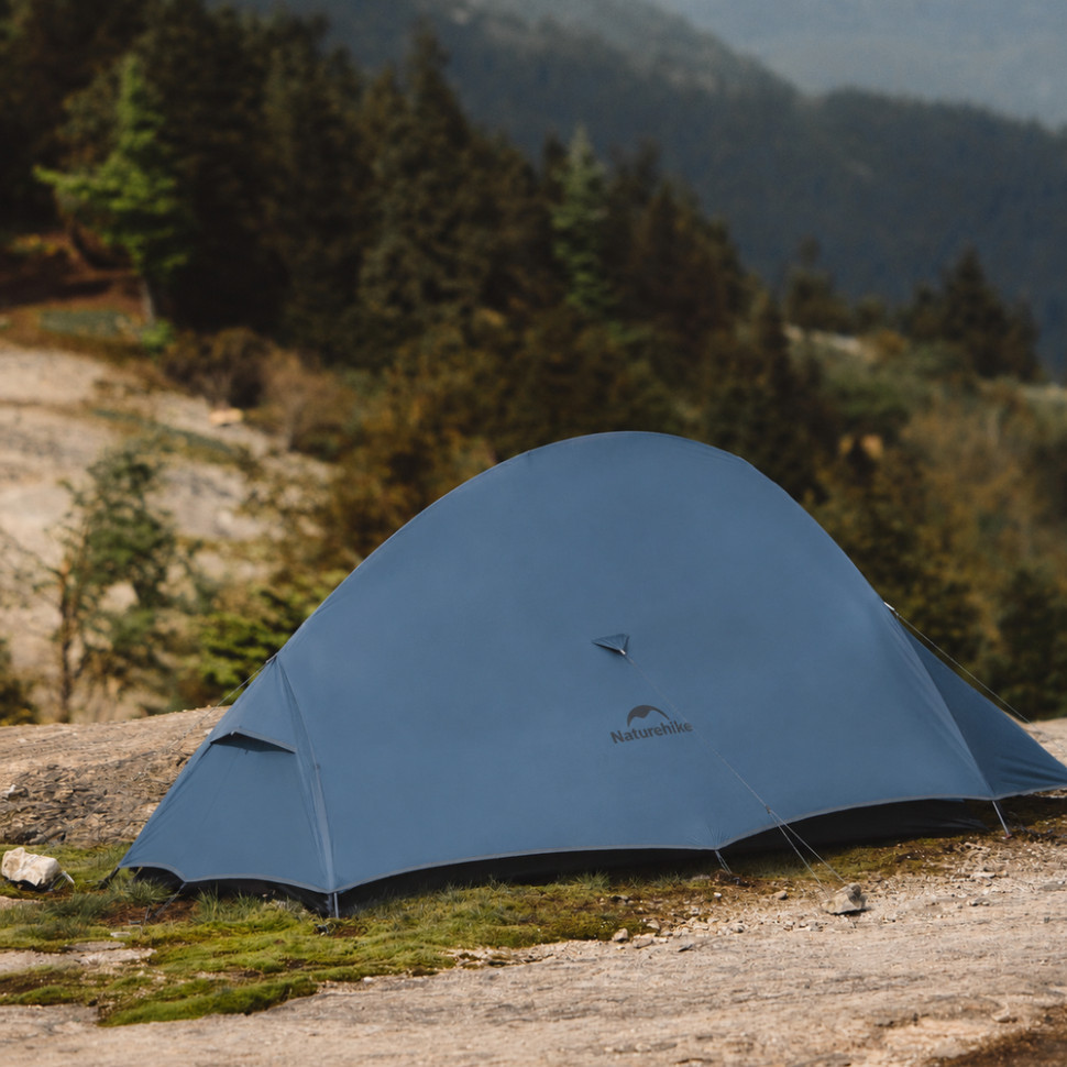 Намет надлегкий двомісний Naturehike Cloud Up Pro CNK2350WS020, 20D, блакитний Киев - изображение 2